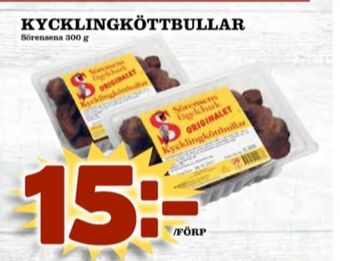 Matdax Sörensens kycklingköttbullar erbjuda