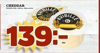 Matdax Kvibille cheddar erbjuda