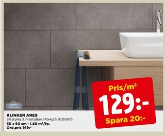 Jem&Fix Klinker ares erbjuda