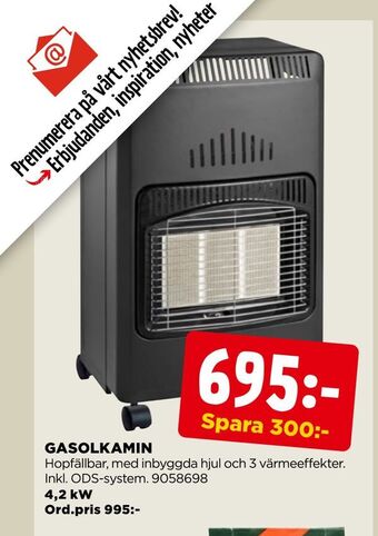 Jem&Fix Gasolkamin erbjuda
