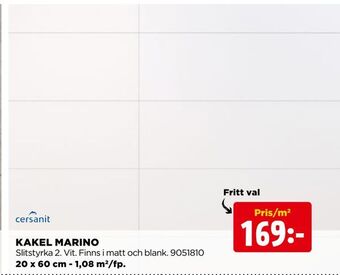 Jem&Fix Kakel marino erbjuda