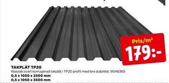 Jem&Fix Takplåt tp20 erbjuda
