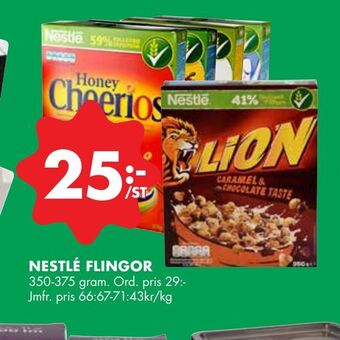ÖoB Nestlé flingor erbjuda
