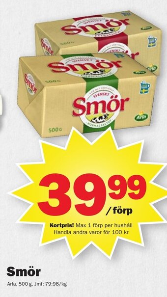 Pekås Smör Arla erbjuda