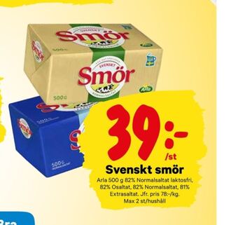 City Gross Svenskt smör erbjuda