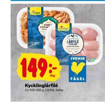 City Gross Kronfågel kycklinglårfile erbjuda