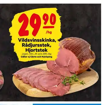 City Gross Jojjen vildsvinsskinka erbjuda