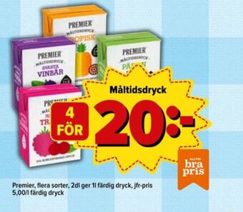 Östenssons Premier fruktdryck erbjuda