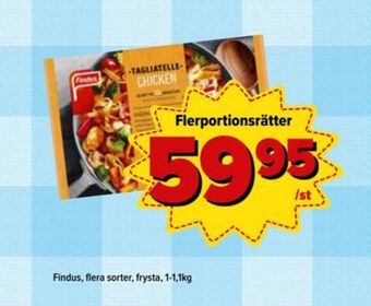 Östenssons Findus pastarätter erbjuda