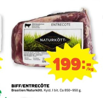 Stora Coop Naturkött biff erbjuda