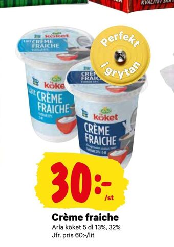 City Gross Crème fraiche erbjuda