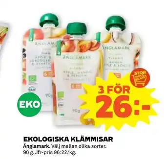 Coop Forum Ekologiska klämmisar erbjuda