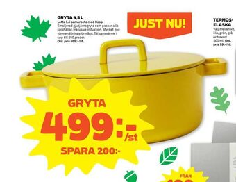 Coop Forum Gryta 4,5 l erbjuda