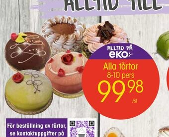 EKO Alla tårtor erbjuda