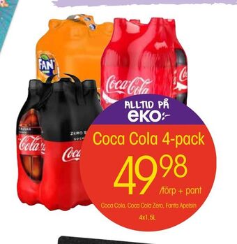 EKO Coca cola 4-pack erbjuda