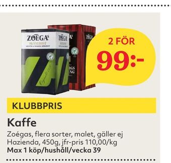 Hemköp Kaffe erbjuda