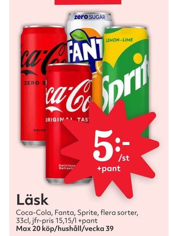 Hemköp Läsk erbjuda