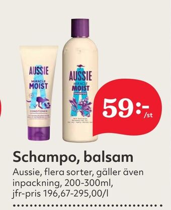 Hemköp Schampo, balsam erbjuda