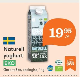 Hemköp Naturell yoghurt erbjuda