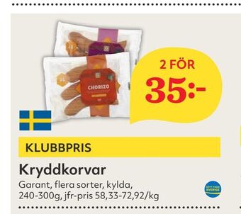 Hemköp Kryddkorvar erbjuda