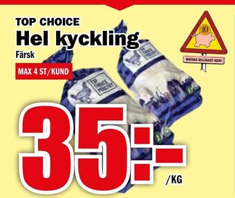 Matdax Hel kyckling erbjuda