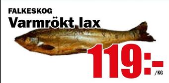 Matdax Varmrökt lax erbjuda