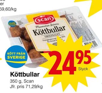 Matöppet Köttbullar erbjuda