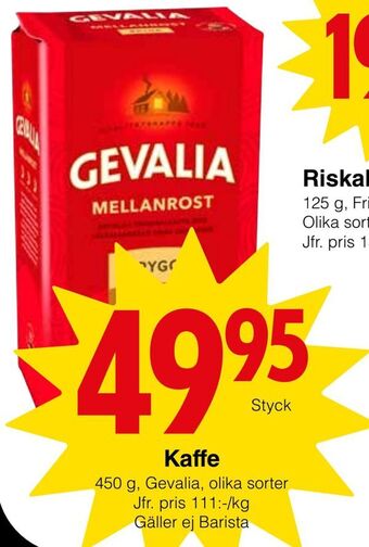 Matöppet Kaffe erbjuda