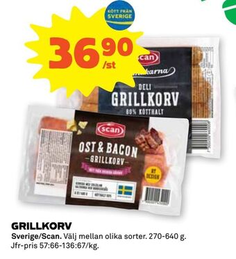 Stora Coop Grillkorv erbjuda