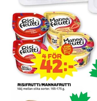 Stora Coop Risifrutti/mannafrutti erbjuda