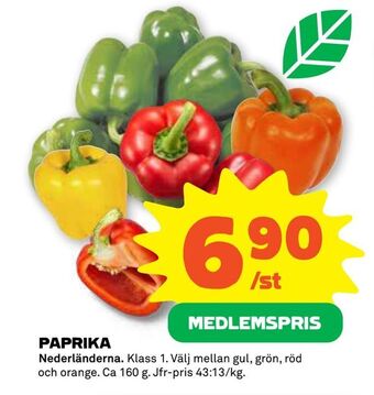 Stora Coop Paprika erbjuda