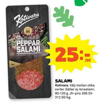 Stora Coop Salami erbjuda