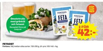 Coop Fetaost erbjuda