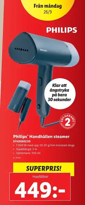 Handhållen steamer
