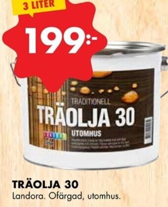 ÖoB Träolja 30 erbjuda
