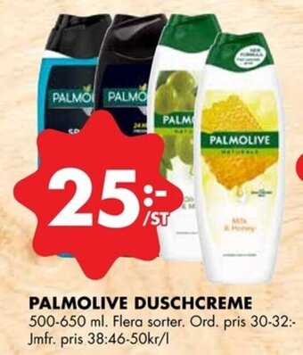 ÖoB Palmolive Duschcreme erbjuda