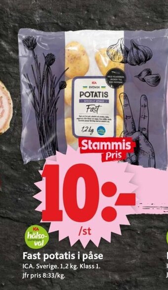 ICA Supermarket Fast Potatis I Påse erbjuda
