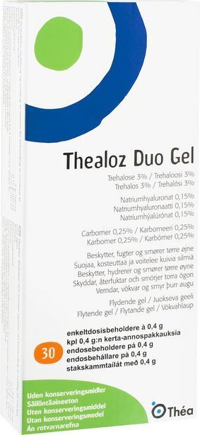 Apotek Hjärtat Thealoz duo gel ögondroppar 30 st x 0,4 g erbjuda