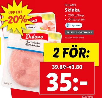 Lidl Skinka erbjuda