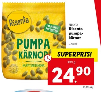 Risenta pumpakärnor