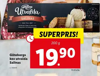 Lidl Göteborgs Kex Utvalda Salinas erbjuda