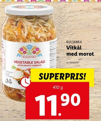 Lidl Vitkål Med Morot erbjuda