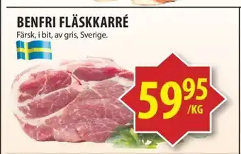 Matvärlden Tensta Benfri fläskkarré erbjuda