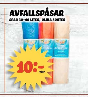 Nelins Avfallspåsar erbjuda