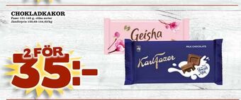Nelins Chokladkakor erbjuda
