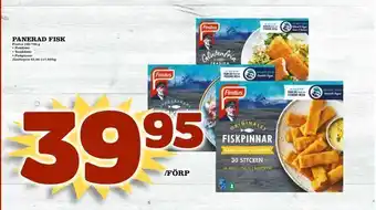 Panerad fisk