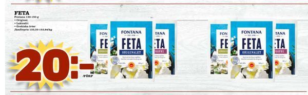 Feta erbjudande hos Prisma Mat