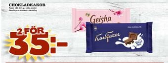 Supergrossen Chokladkakor erbjuda