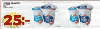 Supergrossen Crème fraiche erbjuda