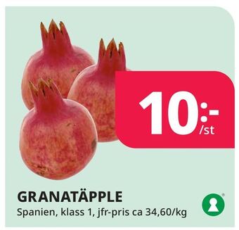 Tempo Granatäpple erbjuda